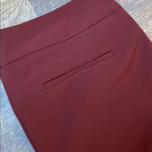 Ann Taylor Maroon dress paints Size 12 - Picture 2 of 2